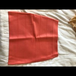Coral Bebe fitted skirt
